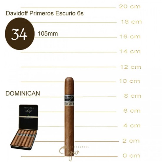 Davidoff Primeros Escurio 6s