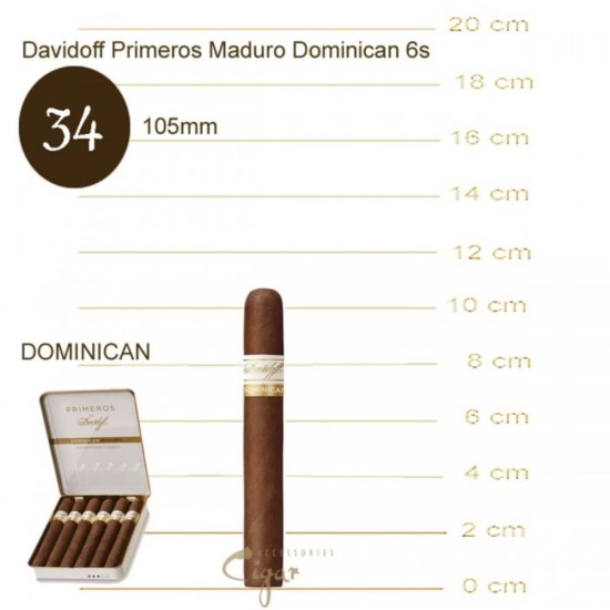 Davidoff Primeros Maduro Dominican 6s