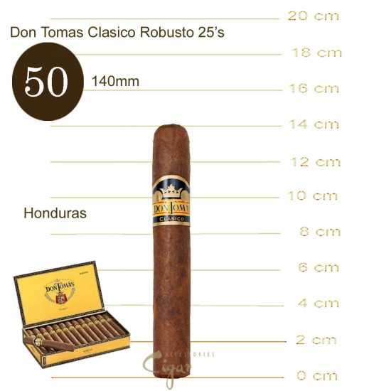 Don Tomas Classico Robusto 25s