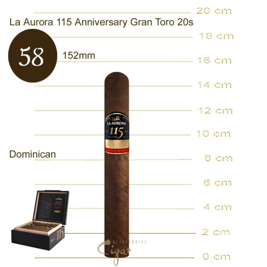 La Aurora 115 Gran Toro 20s