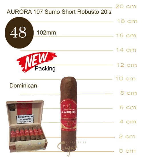 La Aurora 107 Sumo Short Robusto 20s