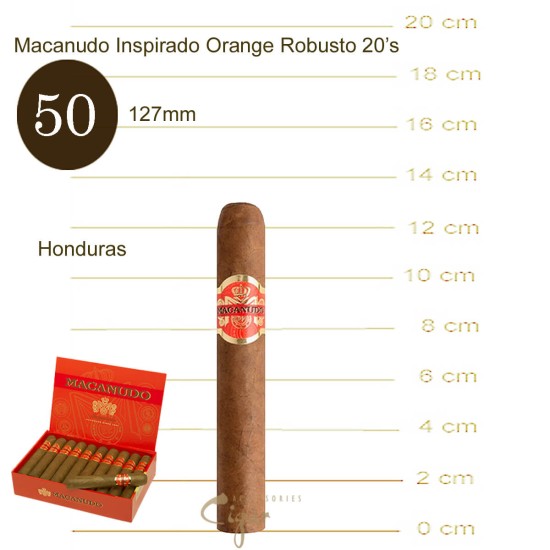 Macanudo Inspirado Orange Robusto 20's