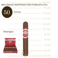 Macanudo Inspirado Red Robusto 20's