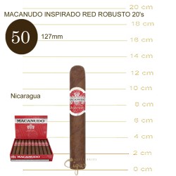 Macanudo Inspirado Red Robusto 20's