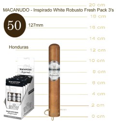 Macanudo Inspirado White Robusto 3s