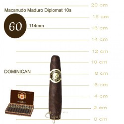 Macanudo Maduro Diplomat 10s