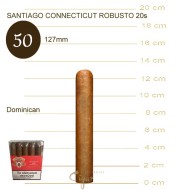 Santiago Connecticut Robusto 20s