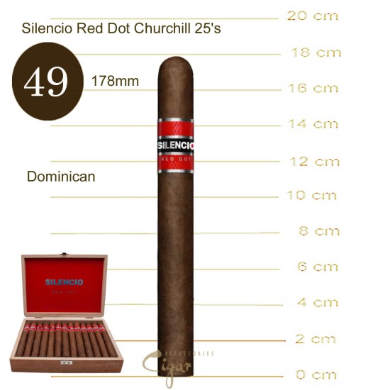 Silencio Red Dot Churchill 25's