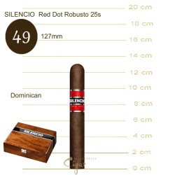 Silencio Red Dot Robusto  25's