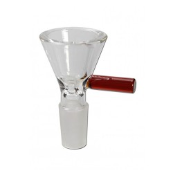 GBA002 Glass Bowl amber with Handle