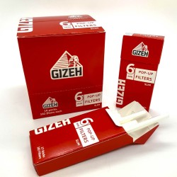 Gizeh Φιλτράκια 6mm Slim Red pop-up