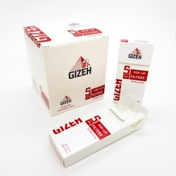 Gizeh Φιλτράκια Extra Slim Pop-Up Λευκό / 5 mm