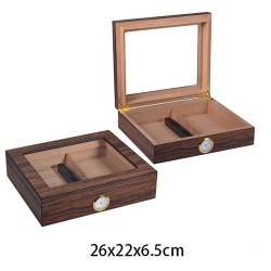 0038-BR  Καφέ Υγραντήρας με τζάμι 12-20ct