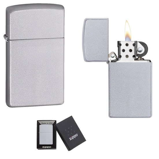 Z-1605 Αναπτήρας Zippo Slim Satin Chrome