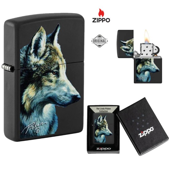 Z-48598 Αναπτήρας Zippo Lilda Picken Wolf