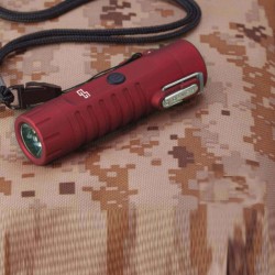 ARC-016-RED double whaterproof Red flashlighter  /GG
