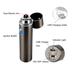 ARC-108-S dual Silver lighter  /GG