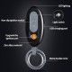 HC-736-B Heat coil black KeyChain lighter  /GG