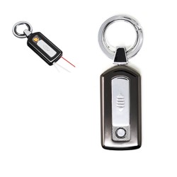 HC-737-B Heat coil black KeyChain lighter  /GG
