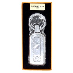 HC-737-s Heat coil silver KeyChain lighter  /GG