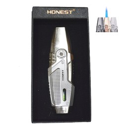 BCZ3042-S  ΑΝΑΠΤΗΡΑΣ 2 jet flame επιτραπεζιος SILVER