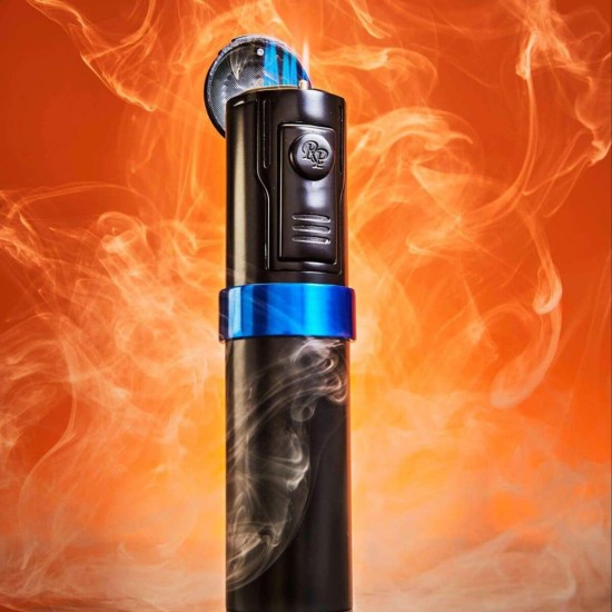 RP-3246599 Rocky Patel Diplomat II Αναπτήρας 5xJet Μαύρος-Μπλε Με Punch
