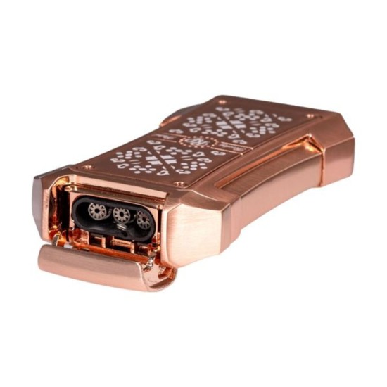 RP-3246857 Rocky Patel Genesis Αναπτήρας 3xJet Ροζ Χρυσός