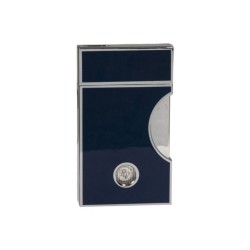 RP-3246870 Rocky Patel Crest Αναπτήρας Μονή Φλόγα Ασημί-Μπλε
