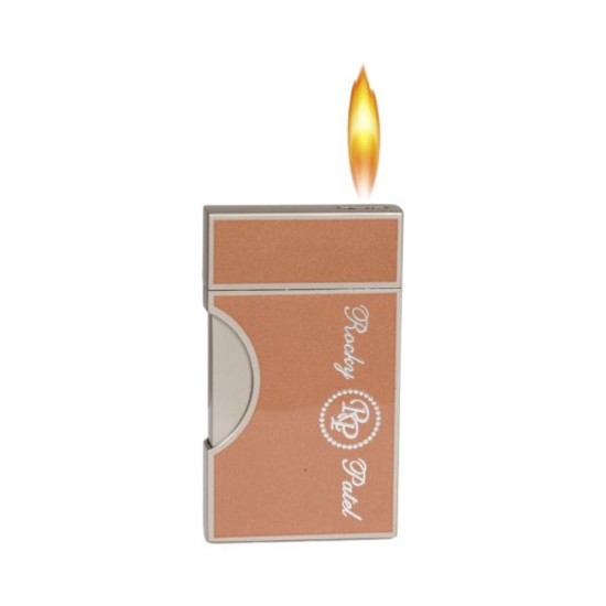 RP-3246871 Rocky Patel Crest Αναπτήρας Μονή Φλόγα Ασημί-Μπεζ