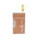 RP-3246871 Rocky Patel Crest Αναπτήρας Μονή Φλόγα Ασημί-Μπεζ