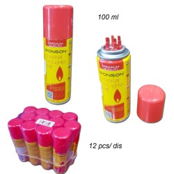 10139 Ronson Αέριο Αναπτήρων 100ml  12τμχ/dis