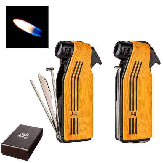 222002 Winjet Αναπτήρας Πίπας Κίτρινος Με Εργαλεία
