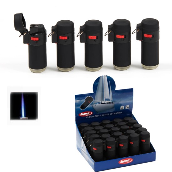 2514201 Αναπτήρας Atomic Μαύρος 1xJet 25pcs/dis