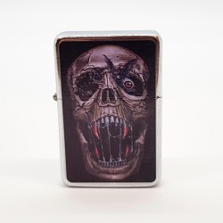 68910-Zorr Oil lighter Skull 12 pcs