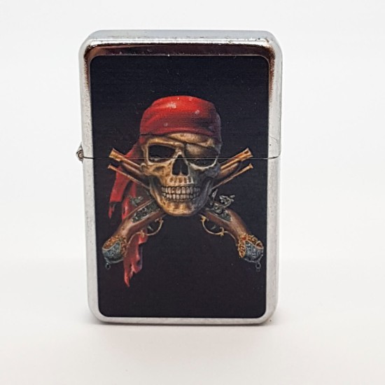 68910-Zorr Oil lighter Skull 12 pcs