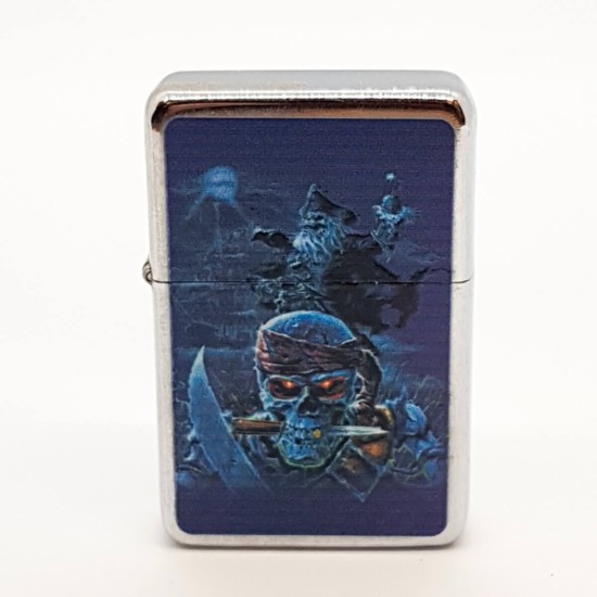 68910-Zorr Oil lighter Skull 12 pcs
