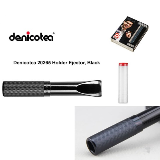 650280 Πίπα Τσιγάρου Denicotea Μαύρη Με Εξολκέα