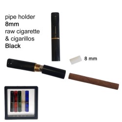 8mm GG Πίπα Τσιγάρου Μαύρη Normal