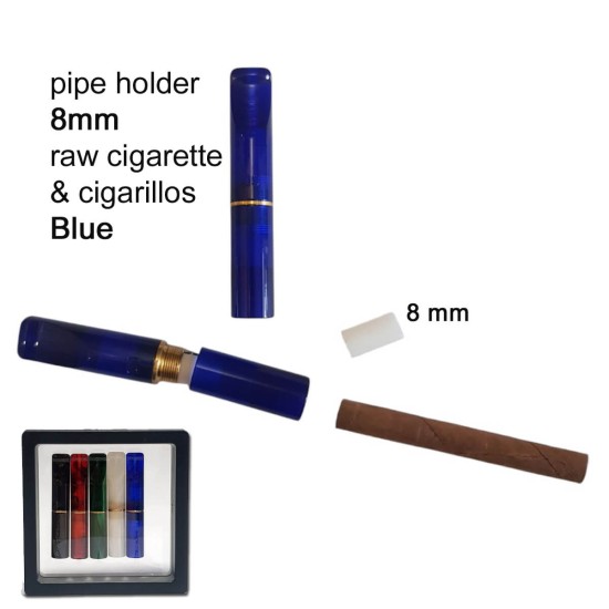 8mm GG Πίπα Τσιγάρου Μπλε Normal