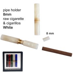 8mm GG Πίπα Τσιγάρου Λευκή Normal