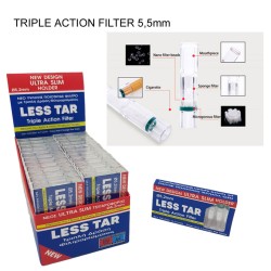 LESS TAR 3pl FILTER 5,5mm 24τμχ/dis