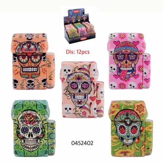 0452402 Θήκη Πακέτου Τσιγάρων & Αναπτήρα La Catrina 12τμχ.