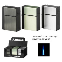 803027 Angelo Ταμπακιερα & Αναπτήρας 1xJet 12pcs